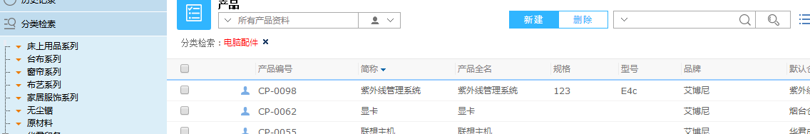 鵬為CRM產(chǎn)品分類檢索